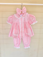 Load image into Gallery viewer, Pink Swiss Cotton Long Leg Pyjamas