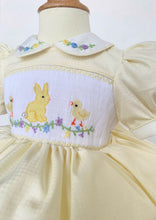 Load image into Gallery viewer, Lemon Smocked Dress