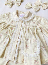 Load image into Gallery viewer, French Floral Cream Long Sleeve Pyjamas