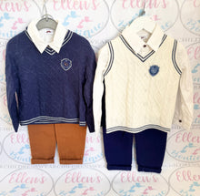 Load image into Gallery viewer, Trousers, Shirt, Jumper and Bow Tie Set - Choose colour