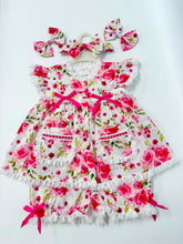 Load image into Gallery viewer, Pink Rose Garden Short Pyjamas