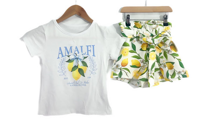 Italian Lemons Short Set