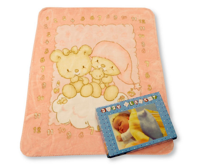 Large Cot Size Pink Spanish Blanket