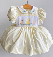 Load image into Gallery viewer, Lemon Smocked Dress
