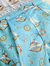 Load image into Gallery viewer, PREORDER Blue Boat Smocked Suit