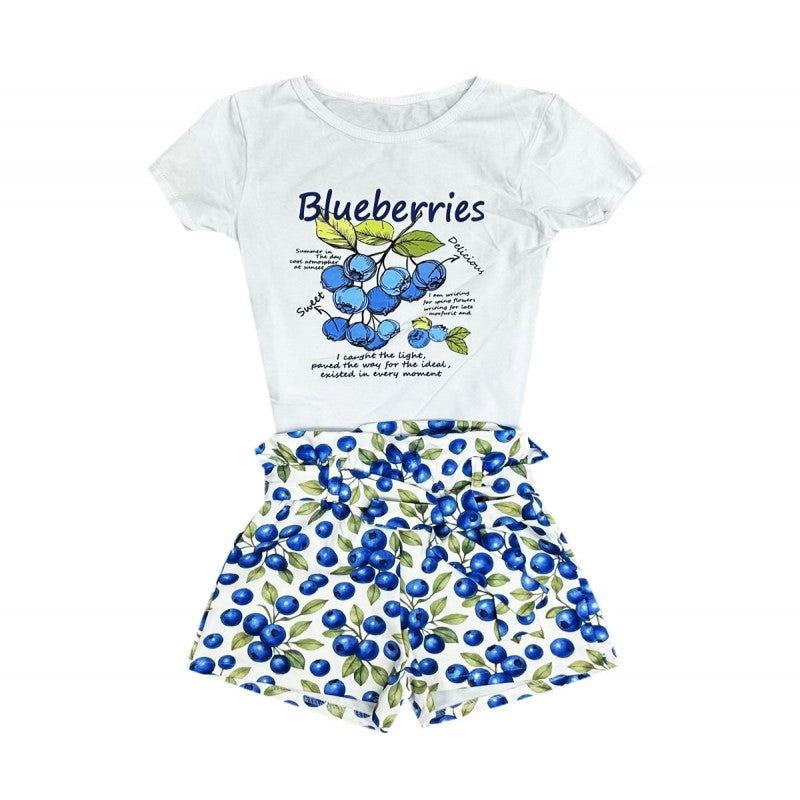 Blueberries Short Set