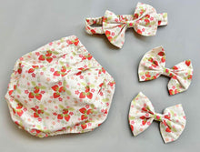 Load image into Gallery viewer, Strawberries Smocked Dress