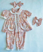 Load image into Gallery viewer, Bunny Floral Long Leg Pyjamas