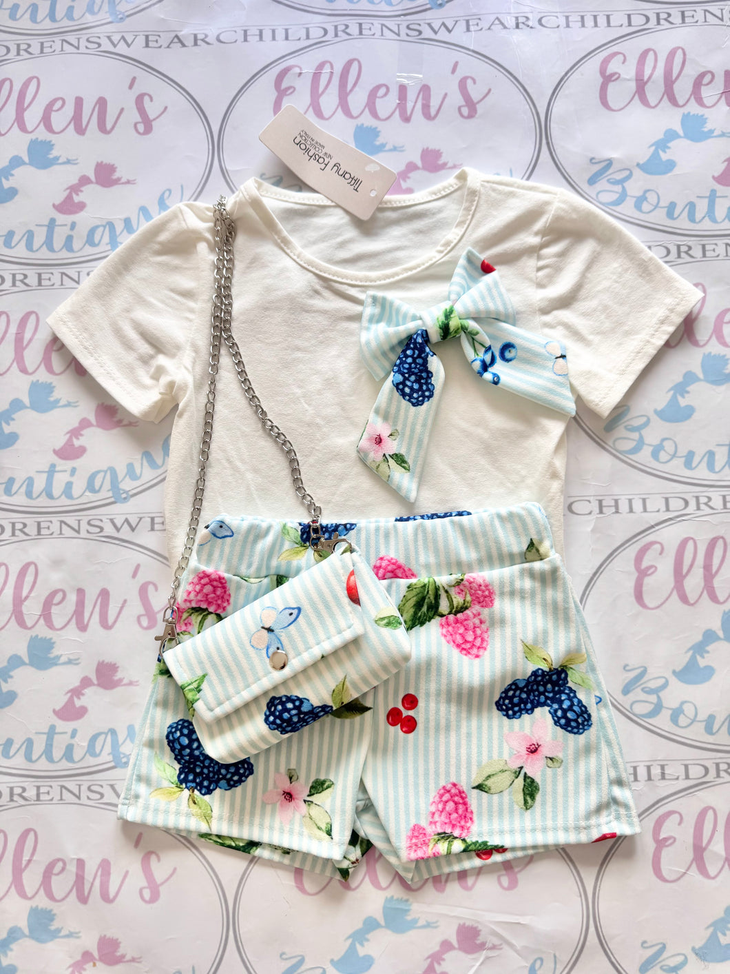 Fruit Short Set and Bag