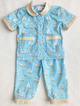 Load image into Gallery viewer, Boys Boats Pyjamas and Nightcoat
