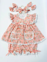 Load image into Gallery viewer, Peach Strawberry Short Pyjamas