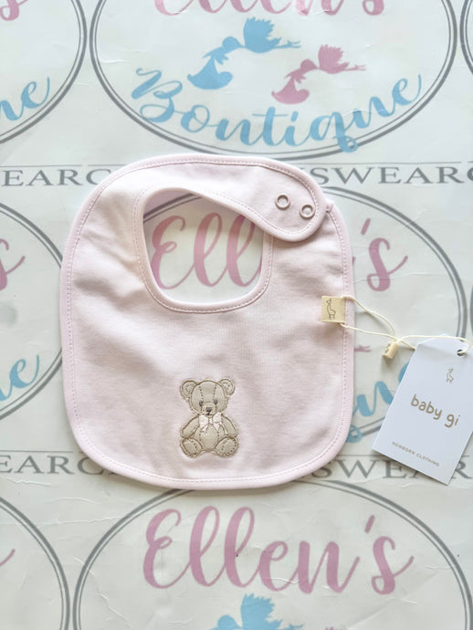 Baby GI Pink Teddy Bib