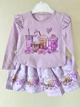 Load image into Gallery viewer, Lilac Coffee Skirt Set