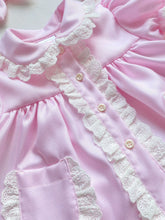 Load image into Gallery viewer, Pink Lux Cotton Pyjamas and Nightcoat