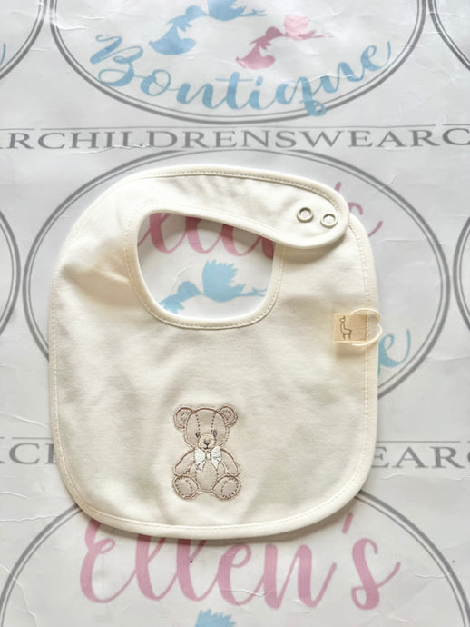 Baby GI Cream Teddy Bib