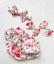Load image into Gallery viewer, Pink Rose Garden Smocked Dress