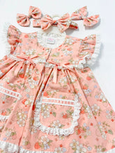 Load image into Gallery viewer, Peach Strawberry Short Pyjamas