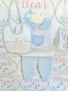 Blue Teddy Two Piece Set