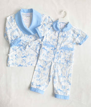 Load image into Gallery viewer, Blue Cowboy Pyjamas and Nightcoat