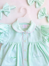 Load image into Gallery viewer, PREORDER Mint and Pink Long Leg Pyjamas