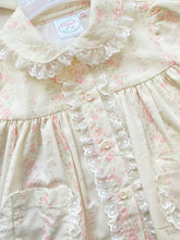 Load image into Gallery viewer, Cream and Pink Floral Long Sleeve Pyjamas