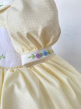 Load image into Gallery viewer, Lemon Smocked Dress