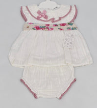 Load image into Gallery viewer, Floral and Cream Dress Set