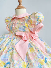 Load image into Gallery viewer, Pink Floral Classic Dress