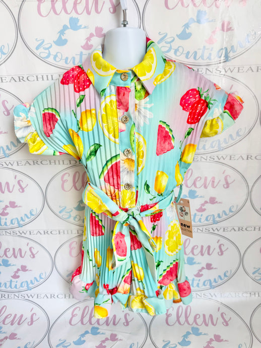 Mint Fruit Playsuit