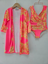 Load image into Gallery viewer, Designer Inspired Swimming Costume and Wrap Set
