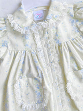 Load image into Gallery viewer, Cream and Blue Floral Long Leg Pyjamas