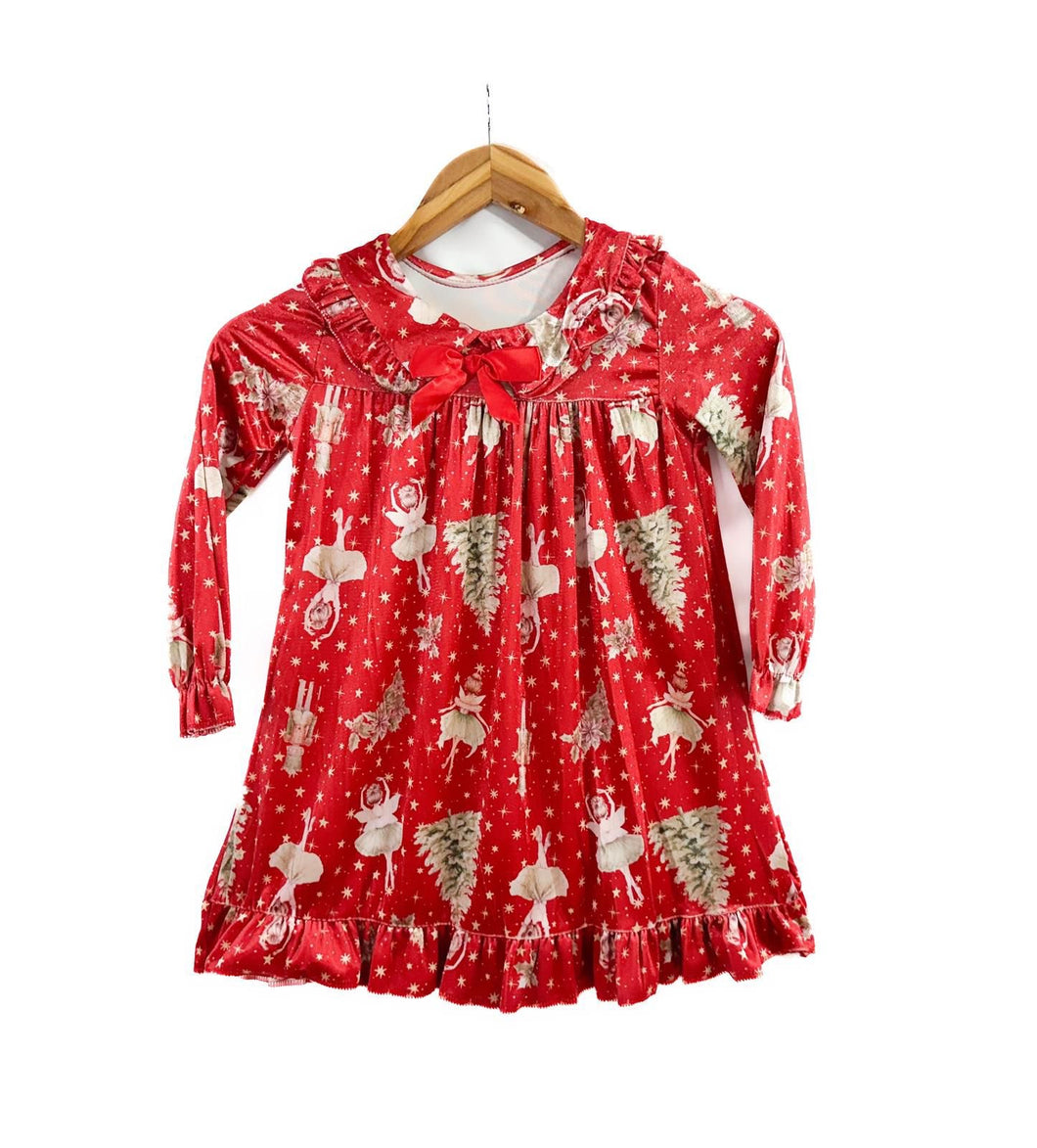 Velvet Red Nutcracker Nightgown