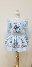 Load image into Gallery viewer, Blue Teddy Skirt Set