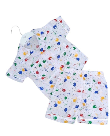 Balloons Cotton Short Pyjamas