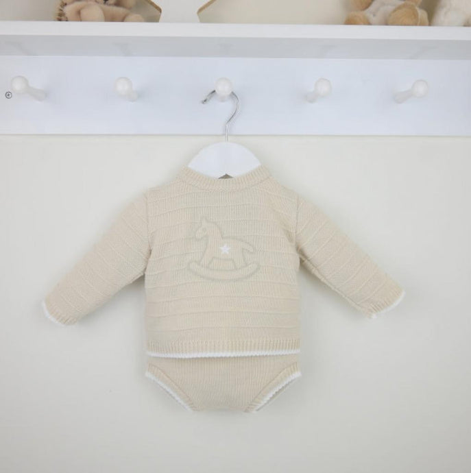 Biscuit Rocking Horse Knitted Set