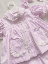 Load image into Gallery viewer, PREORDER Pink Stripes Pyjamas and Nightcoat