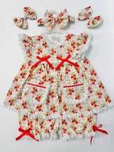 Load image into Gallery viewer, Red Strawberry Short Pyjamas