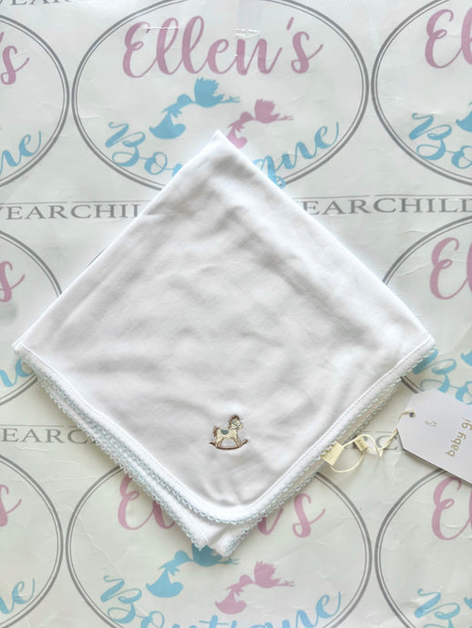 Baby GI Blue Rocking Horse Wrap