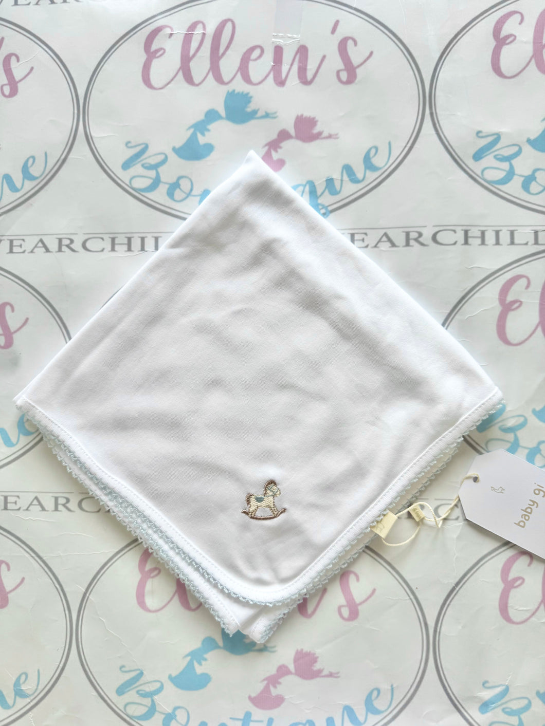 Baby GI Blue Rocking Horse Wrap