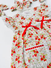 Load image into Gallery viewer, Red Strawberry Short Pyjamas