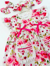 Load image into Gallery viewer, Pink Rose Garden Short Pyjamas