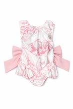 Load image into Gallery viewer, Girls Pink Toile Swimsuit
