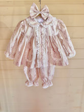 Load image into Gallery viewer, French Floral Pink Long Sleeve Pyjamas