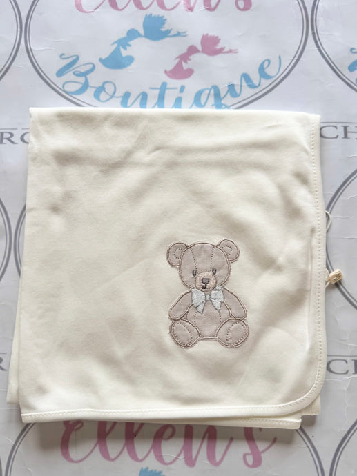 Baby GI Cream Teddy Wrap