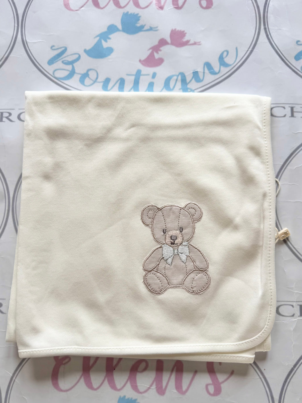 Baby GI Cream Teddy Wrap