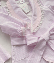 Load image into Gallery viewer, PREORDER Pink Stripes Pyjamas and Nightcoat