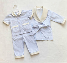 Load image into Gallery viewer, PREORDER Blue Stripes Pyjamas and Nightcoat
