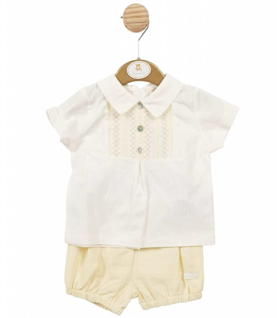 Boys Lemon Smock Suit