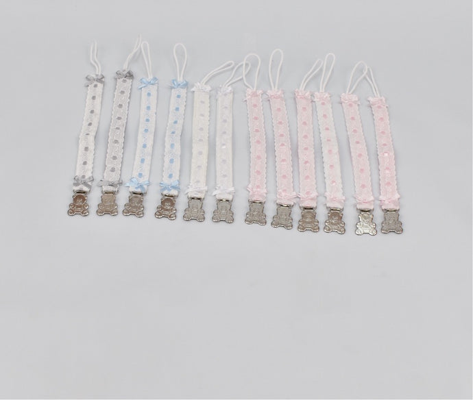 Teddy Dummy Clips - Choose colour