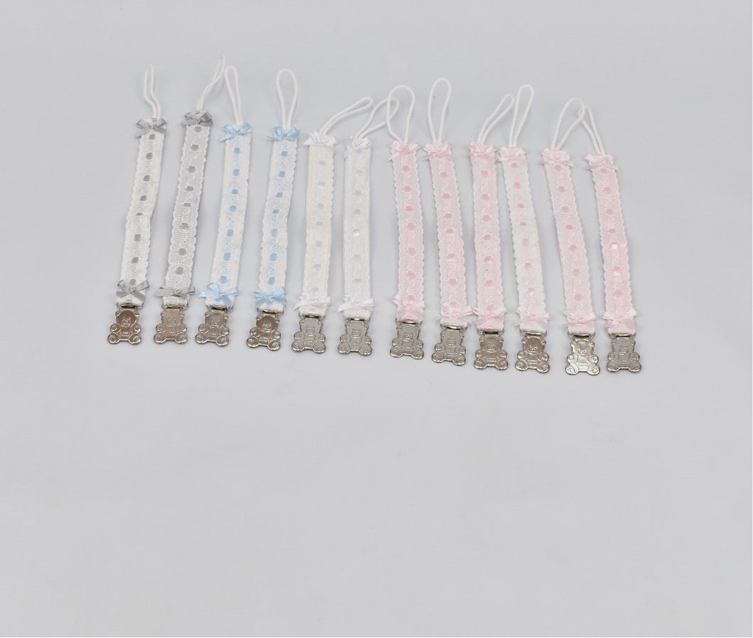 Teddy Dummy Clips - Choose colour